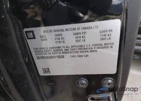 2010 Chevrolet Camaro 2Ss z USA, uszkodzony, nr VIN 2G1FK1EJ6A9119330